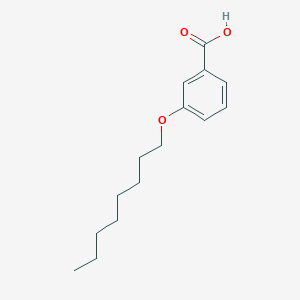 molecular formula C15H22O3 B1311879 3-Octyloxybenzoic acid CAS No. 79785-45-8