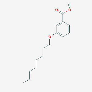 molecular formula C15H22O3 B1311879 Benzoic acid, 3-(octyloxy)- CAS No. 79785-45-8