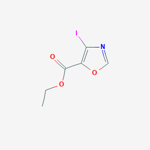 molecular formula C6H6INO3 B1311882 Ethyl 4-iodooxazole-5-carboxylate CAS No. 220580-92-7