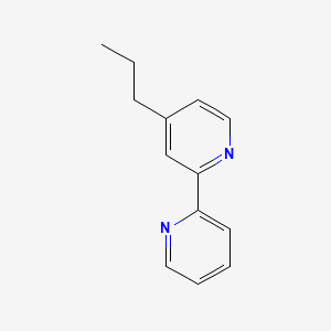 molecular formula C13H14N2 B13118825 4-Propyl-[2,2']bipyridinyl CAS No. 871798-96-8