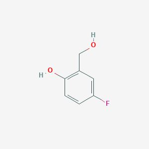 molecular formula C7H7FO2 B1311887 4-氟-2-(羟甲基)苯酚 CAS No. 2357-33-7