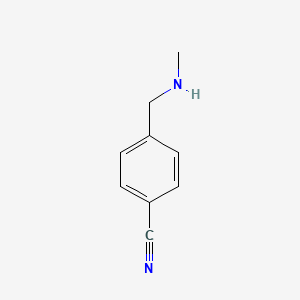 molecular formula C9H10N2 B1311888 4-(Methylaminomethyl)benzonitrile CAS No. 34403-48-0