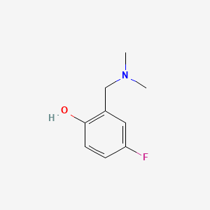 molecular formula C9H12FNO B1311889 2-[(二甲氨基)甲基]-4-氟苯酚 CAS No. 46049-91-6