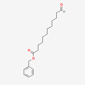 molecular formula C19H28O3 B13118906 Benzyl12-oxododecanoate 