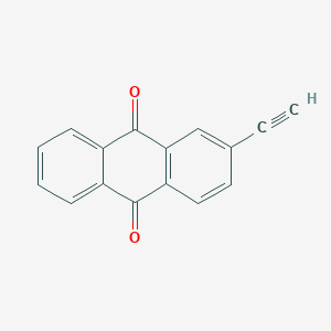 molecular formula C16H8O2 B13118921 2-Ethynylanthraquinone 
