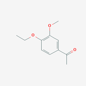 molecular formula C11H14O3 B1311896 Ethanone, 1-(4-ethoxy-3-methoxyphenyl)- CAS No. 75665-89-3
