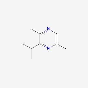 molecular formula C9H14N2 B13119070 2,5-Dimethyl-3-isopropylpyrazine CAS No. 40790-20-3