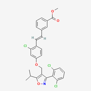 (E)-Methyl 3-(2-chloro-4-((3-(2,6-dichlorophenyl)-5-isopropylisoxazol-4-yl)methoxy)styryl)benzoate