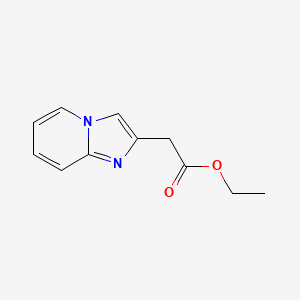 molecular formula C11H12N2O2 B1311921 Ethyl 2-(imidazo[1,2-a]pyridin-2-yl)acetate CAS No. 21755-34-0