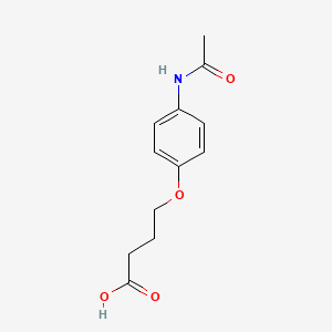 molecular formula C12H15NO4 B1311927 4-(4-acetamidophenoxy)butanoic Acid CAS No. 937600-99-2