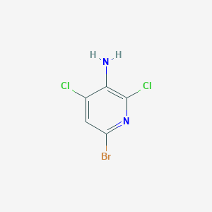 molecular formula C5H3BrCl2N2 B1311929 3-Amino-6-bromo-2,4-dichloropyridine CAS No. 237435-16-4