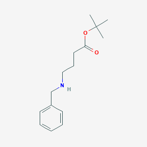 molecular formula C15H23NO2 B1311930 Tert-butyl 4-(benzylamino)butanoate 