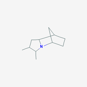 molecular formula C11H19N B13119388 2,3-Dimethyloctahydro-5,8-methanoindolizine 