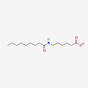 molecular formula C15H29NO3 B1311979 Hexanoic acid, 6-[(1-oxononyl)amino]- CAS No. 69242-00-8