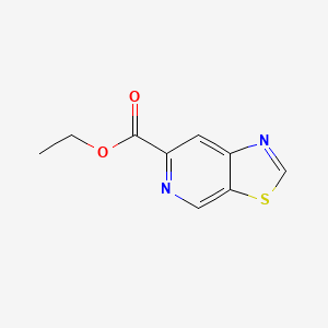 molecular formula C9H8N2O2S B13119898 Ethyl [1,3]thiazolo[5,4-c]pyridine-6-carboxylate 