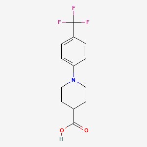 molecular formula C13H14F3NO2 B1312002 1-(4-Trifluoromethylphenyl)piperidine-4-carboxylic acid CAS No. 607354-69-8