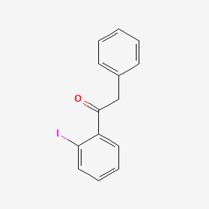molecular formula C14H11IO B1312006 2'-Iodo-2-phenylacetophenone CAS No. 430429-42-8