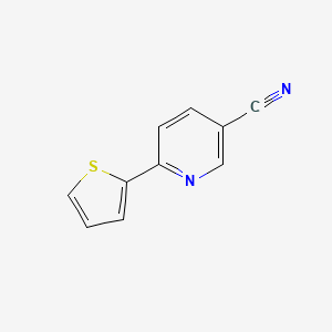 molecular formula C10H6N2S B1312007 6-Thien-2-ylnicotinonitrile CAS No. 619334-36-0