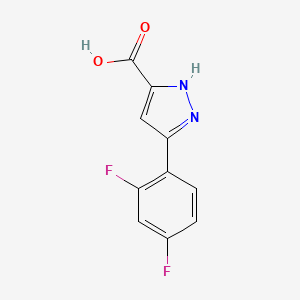 3-(2,4-difluorophenyl)-1H-pyrazole-5-carboxylic acid