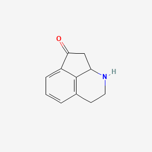 molecular formula C11H11NO B1312027 2a,3,4,5-Tetrahydro-2H-3-aza-acenaphthylen-1-one CAS No. 53921-72-5