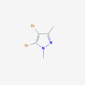 molecular formula C5H6Br2N2 B1312029 4,5-dibromo-1,3-dimethyl-1H-pyrazole CAS No. 5744-71-8