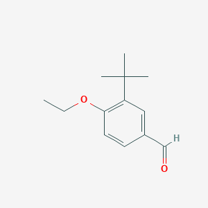 molecular formula C13H18O2 B1312032 3-(Tert-butyl)-4-ethoxybenzaldehyde CAS No. 681443-02-7