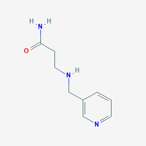 3-[(3-Pyridinylmethyl)amino]propanamide