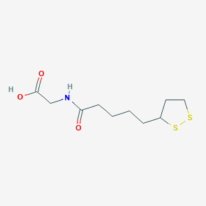 Glycine, N-[5-(1,2-dithiolan-3-yl)-1-oxopentyl]-