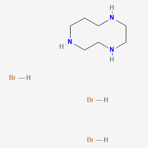 molecular formula C7H20Br3N3 B13120526 1,4,7-Triazecanetrihydrobromide 