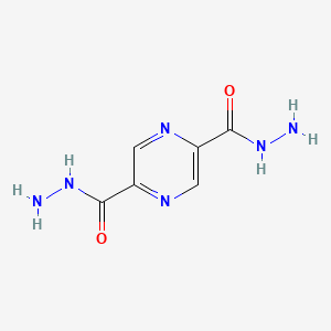 molecular formula C6H8N6O2 B1312059 Pyrazine-2,5-dicarbohydrazide CAS No. 46321-76-0