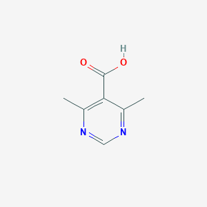 molecular formula C7H8N2O2 B131206 4,6-Dimethylpyrimidine-5-carboxylic acid CAS No. 157335-93-8
