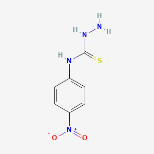 molecular formula C7H8N4O2S B1312074 4-(4-Nitrophenyl)-3-thiosemicarbazide CAS No. 38985-70-5