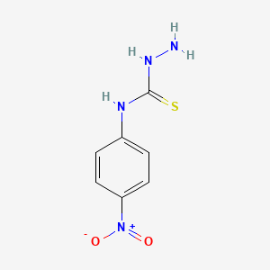 molecular formula C7H8N4O2S B1312074 N-(4-硝基苯基)硫代甲酰肼 CAS No. 38985-70-5