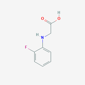 molecular formula C8H8FNO2 B1312075 N-o-Fluorophenylglycine CAS No. 5319-42-6