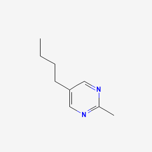 molecular formula C9H14N2 B13120810 5-Butyl-2-methylpyrimidine 