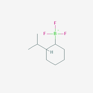 molecular formula C9H17BF3- B13120879 Trifluoro(2-isopropylcyclohexyl)borate 