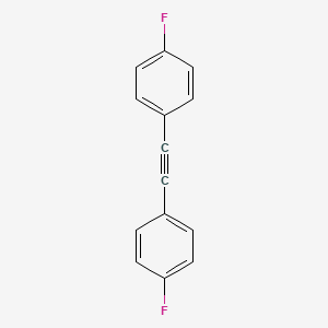molecular formula C14H8F2 B1312091 1,2-Bis(4-fluorophenyl)ethyne CAS No. 5216-31-9