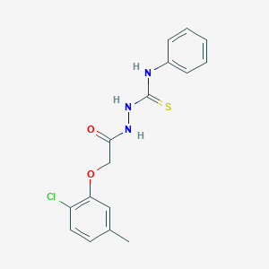 molecular formula C16H16ClN3O2S B1312092 1-[[2-(2-Chloro-5-methylphenoxy)acetyl]amino]-3-phenylthiourea CAS No. 6476-46-6