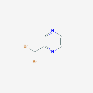 molecular formula C5H4Br2N2 B13120934 2-(Dibromomethyl)pyrazine 