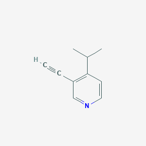 molecular formula C10H11N B13121163 3-Ethynyl-4-isopropylpyridine 