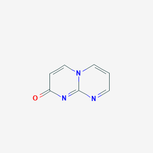 molecular formula C7H5N3O B13121266 2H-pyrimido[1,2-a]pyrimidin-2-one CAS No. 744255-46-7