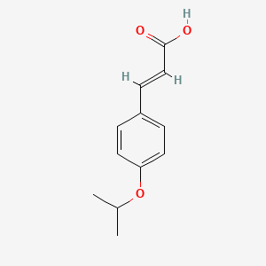 molecular formula C12H14O3 B1312131 (2E)-3-(4-isopropoxyphenyl)acrylic acid CAS No. 20718-97-2