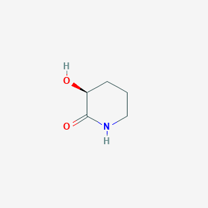 molecular formula C5H9NO2 B1312134 (S)-3-hydroxypiperidin-2-one CAS No. 74954-71-5
