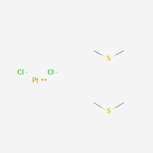 molecular formula C4H12Cl2PtS2 B13121340 Bis(dimethylsulfur)platinum(II) dichloride 
