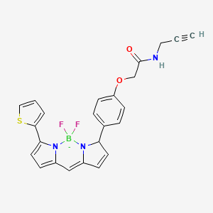 molecular formula C24H19BF2N3O2S- B13121490 BDPTRalkyne 
