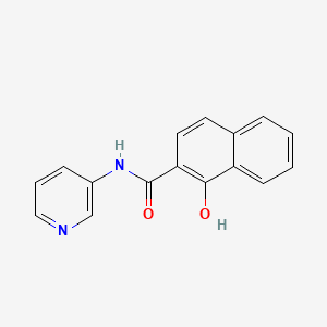molecular formula C16H12N2O2 B1312161 1-hydroxy-N-pyridin-3-yl-2-naphthamide CAS No. 63210-47-9