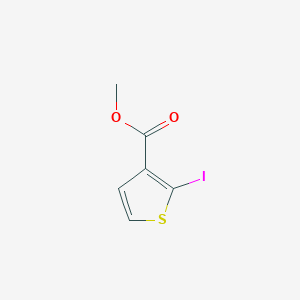 molecular formula C6H5IO2S B13121615 Methyl 2-iodothiophene-3-carboxylate CAS No. 76360-44-6