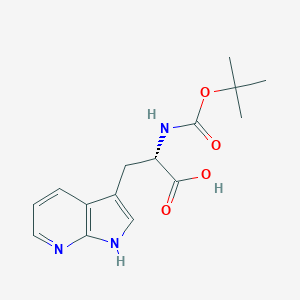 (S)-2-((tert-Butoxycarbonyl)amino)-3-(1H-pyrrolo[2,3-b]pyridin-3-yl)propanoic acid