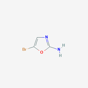 molecular formula C3H3BrN2O B13121859 5-Bromooxazol-2-amine 