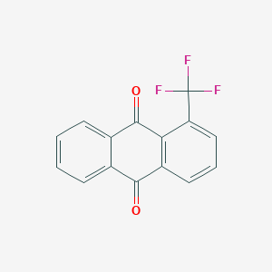 molecular formula C15H7F3O2 B13121865 1-(Trifluoromethyl)anthracene-9,10-dione 